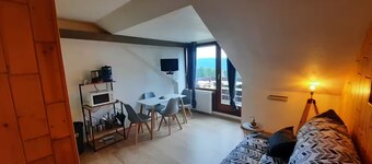 Charmant studio cabine avec vue montagne