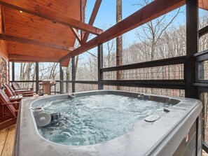 Bain à remous extérieur