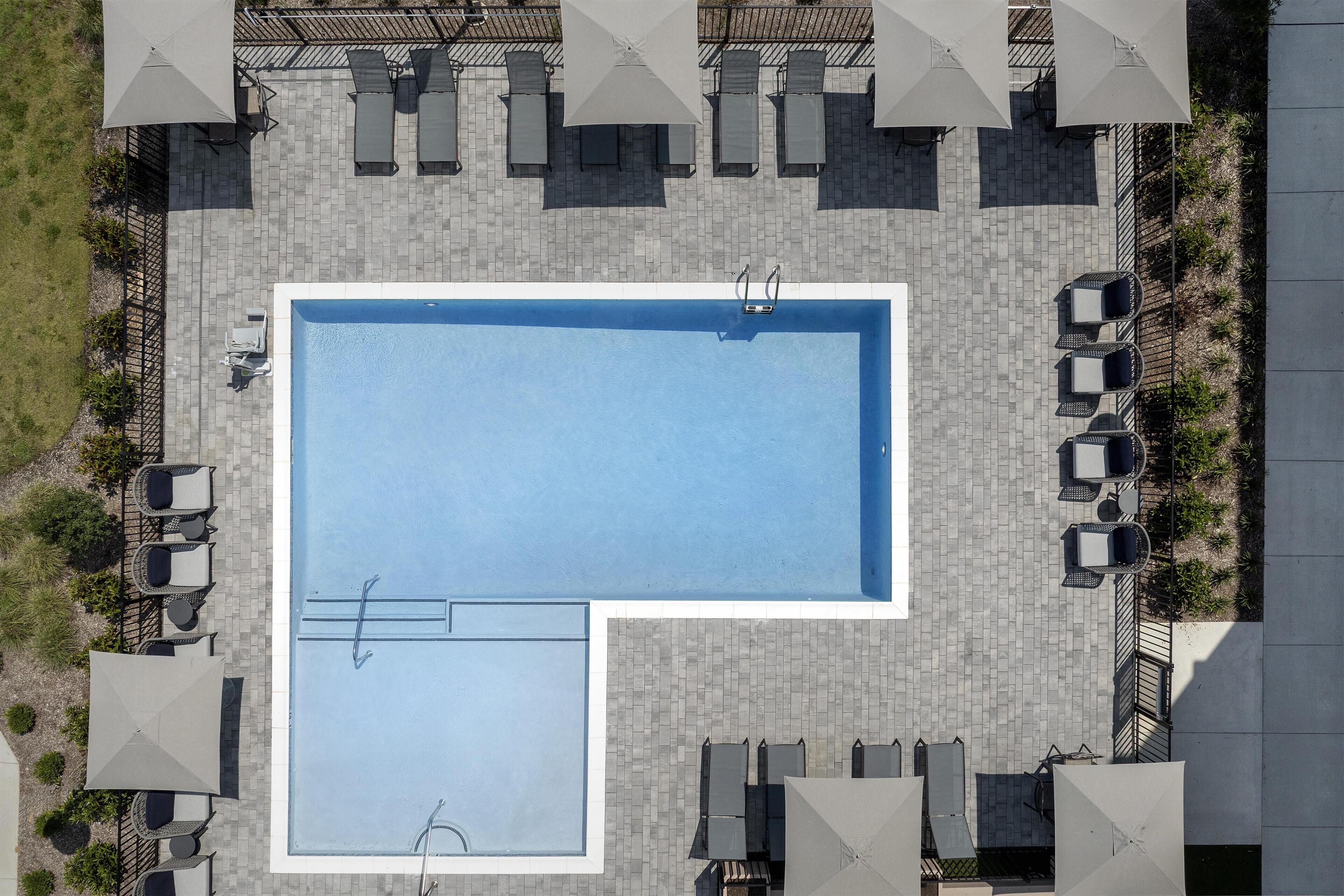 Seasonal outdoor pool