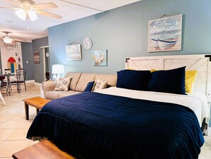 Desk, iron/ironing board, WiFi, bed sheets