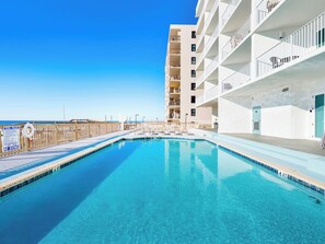 Pool - 1BD/1BA Gulf-Front Condo w. Hallway Bunk, Beachfront Pool, Gym + More (Perdido Key)