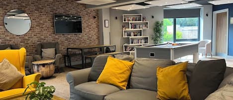 Sala de estar en el lobby