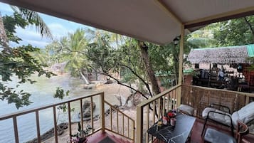 Bangalô, 1 quarto, vista para o mar, de frente para o oceano | Vista para praia/oceano