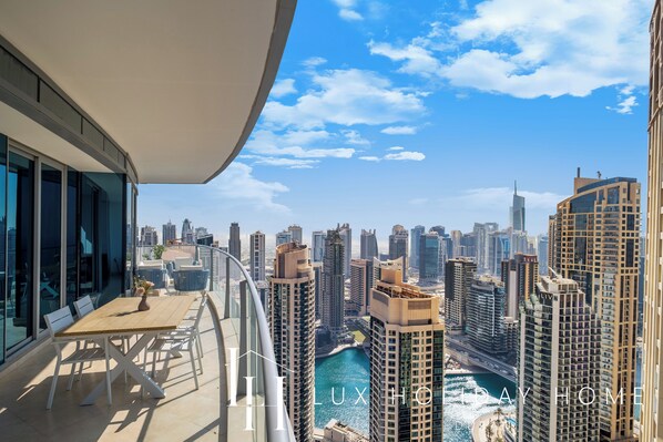 Appartement, uitzicht op zee | Balkon