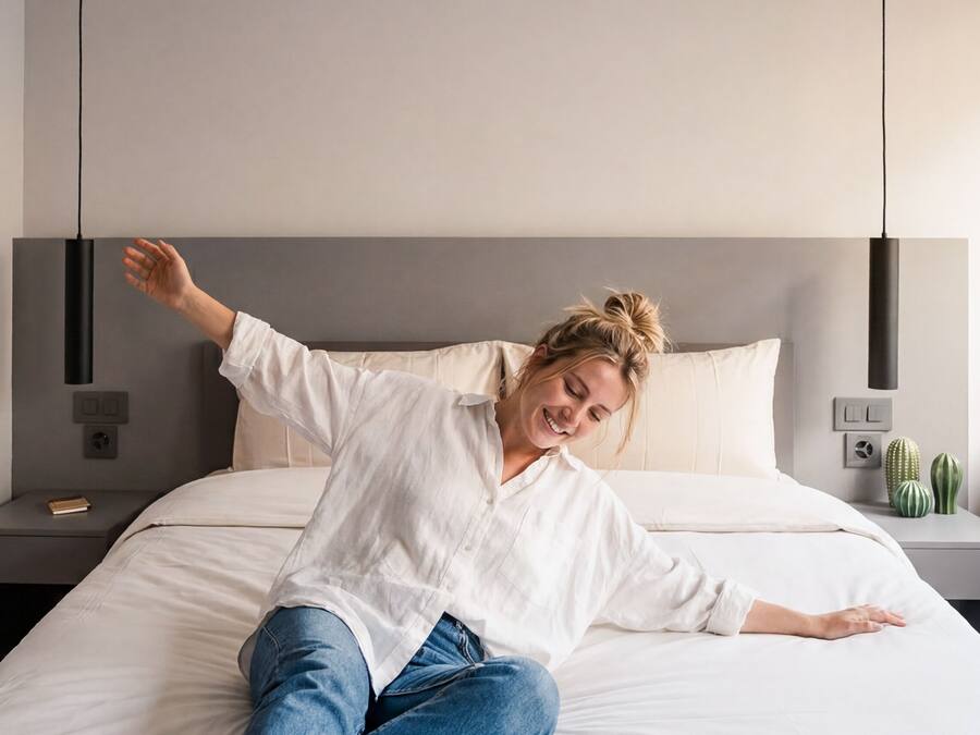 Comfort tweepersoonskamer, uitzicht op de stad | Een minibar, een bureau, een laptopwerkplek, gratis wifi