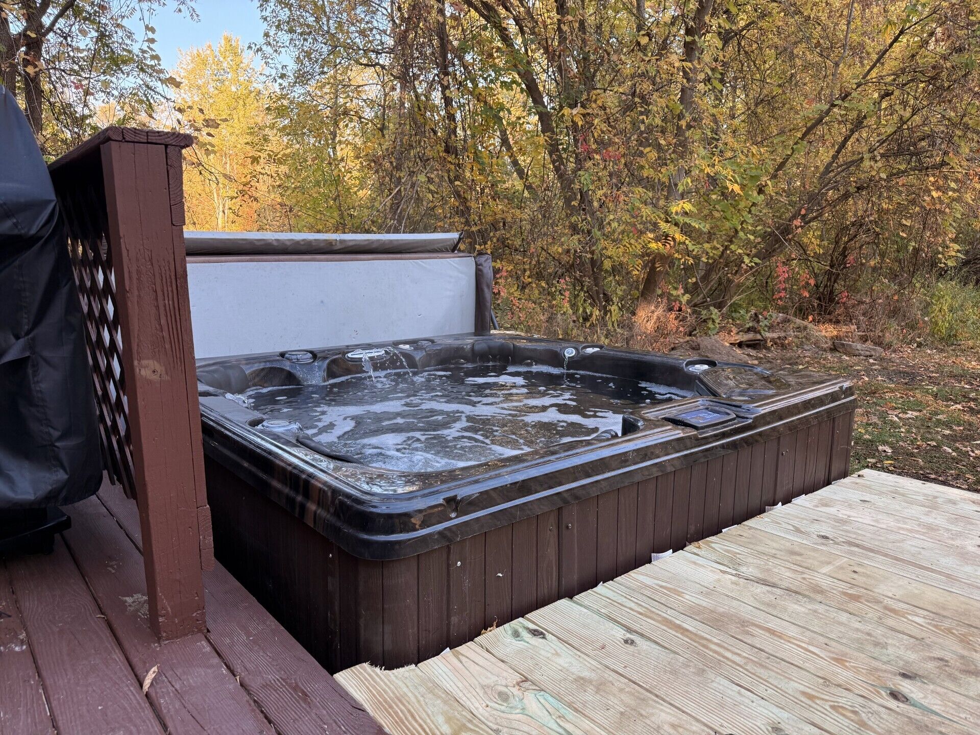 Idromassaggio all'aperto