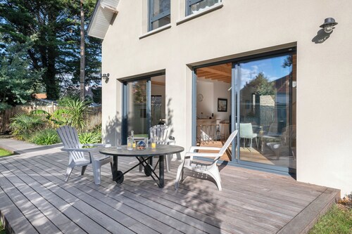 House 300 m from the beach, in the heart of Quimiac, pets welcome