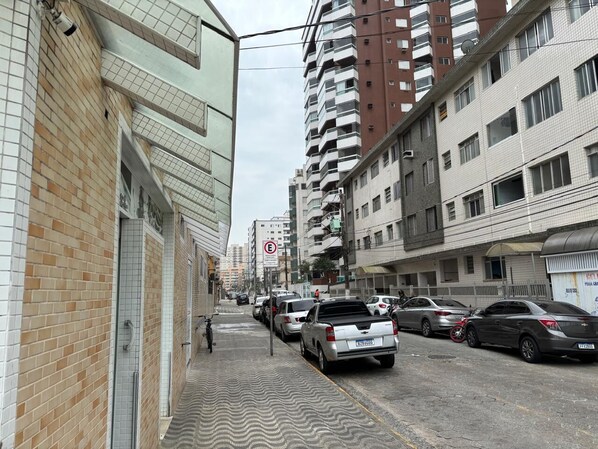 Parkering på området