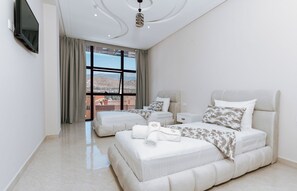 3 chambres, rideaux occultants, chambres insonorisées