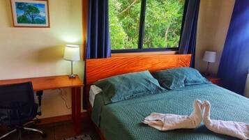 2 bedrooms, in-room safe, iron/ironing board, travel crib