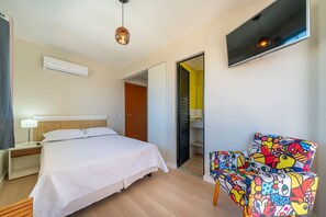 Double Room | 1 bedroom, free WiFi - Suíte 4 Ala pôr sol Residencial Solavir (Bombinhas)