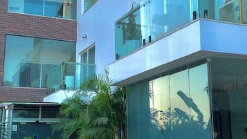 Façade de l’hébergement