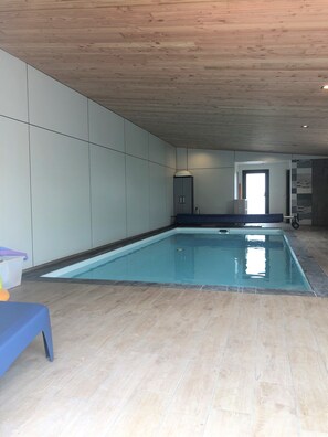 Indoor pool, a heated pool