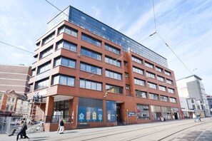 Majoituspaikan julkisivu