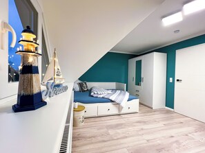 2 chambres, lit parapluie, Wi-Fi, draps fournis