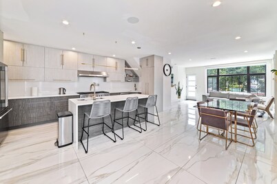 Designer Home  Patio  Parking