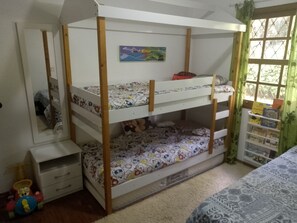 3 chambres, Wi-Fi, literie fournie