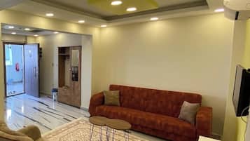 Classic Twin Room, City View | Living area | Computer monitors, printers