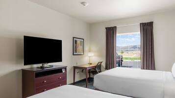 Desk, iron/ironing board, free WiFi, bed sheets