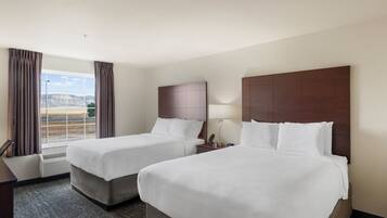 Desk, iron/ironing board, free WiFi, bed sheets