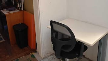 Quarto duplo econômico | Terraço/pátio