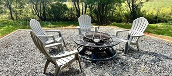 2024 built Asheville retreat, fireplace,fire pit