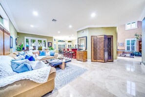 House, Multiple Beds, Pool Access, Pool View (Victoria Park) | Living area | 42-inch flat-screen TV with digital channels