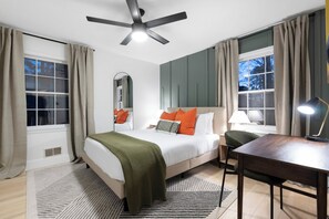 2 habitaciones, tabla de planchar con plancha, wifi y ropa de cama 