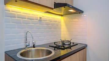 Apartemen Standar, 1 kamar tidur (Apartment) | Dapur pribadi | Lemari es dan meja makan