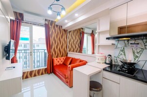 Apartamento estándar, 1 habitación (Apartment) | Zona de estar