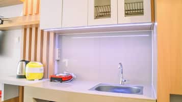 Estudio estándar, 1 habitación (Apartment) | Cocina privada | Refrigerador