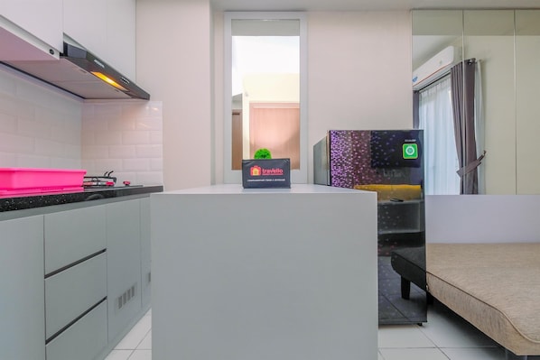 Departamento estándar, 1 habitación (Apartment) | Cocina privada | Refrigerador y arrocera 