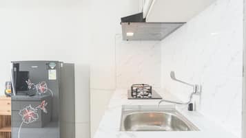 Appartement Standard, 1 chambre (Apartment) | Cuisine privée | Réfrigérateur, cuiseur de riz