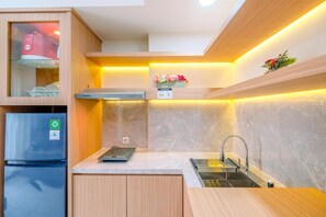 Standard apartman, 1 hálószobával (Apartment) | Privát konyha | Hűtőszekrény