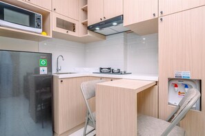 Standaard appartement, 1 slaapkamer (Apartment) | Privékeuken | Een koelkast, een rijstkoker