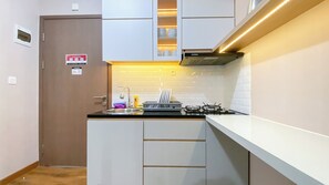 Leilighet – standard, 1 soverom (Apartment) | Eget kjøkken | Kjøleskap