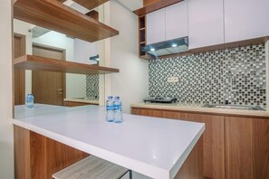 Departamento estándar, 1 habitación (Apartment) | Cocina privada | Refrigerador y arrocera 