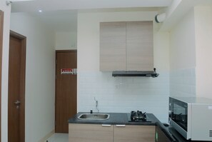 Appartement Standard, 1 chambre (Apartment) | Cuisine privée | Réfrigérateur, cuiseur à riz