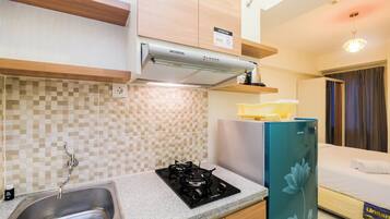 Estudio estándar, 1 habitación (Apartment) | Cocina privada | Refrigerador y arrocera