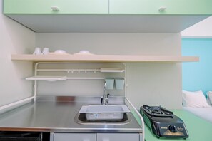 Estudio estándar, 1 habitación (Apartment) | Cocina privada | Refrigerador y arrocera 
