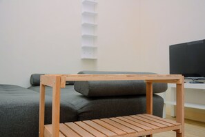 Interior - Comfort 1BR with Minimalist Design at Podomoro Golf View Apartment (Gunung Putri)