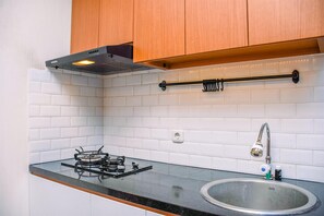 Departamento estándar, 1 habitación (Apartment) | Cocina privada | Refrigerador 