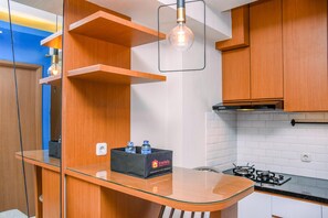 Leilighet – standard, 1 soverom (Apartment) | Eget kjøkken | Kjøleskap