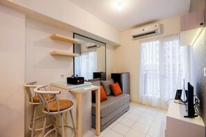 Standard Apartment, 1 Bedroom (Apartment) | Living area - Cozy Living and Stylish 2BR Podomoro Golf View Apartment (Gunung Putri)