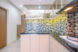 Standard apartman, 1 hálószobával (Apartment) | Privát konyha | Hűtőszekrény és rizsfőző