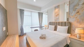 Standard Apartment, 1 Bedroom (Apartment) | 2 bedrooms - Wonderful 2BR with City View at Grand Sungkono Lagoon Apartment (Surabaya)