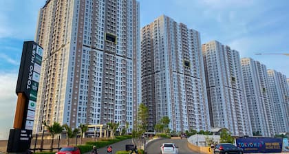 Modern and Cozy Living 2BR Apartment Tokyo Riverside PIK 2