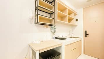 Estúdio standard, 1 quarto (Apartment) | Cozinha privada | Geladeira