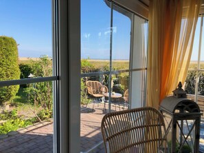 Balcony - Serene Waterview Retreat 2 Bedrooms in Mönkebude, Germany (Monkebude)