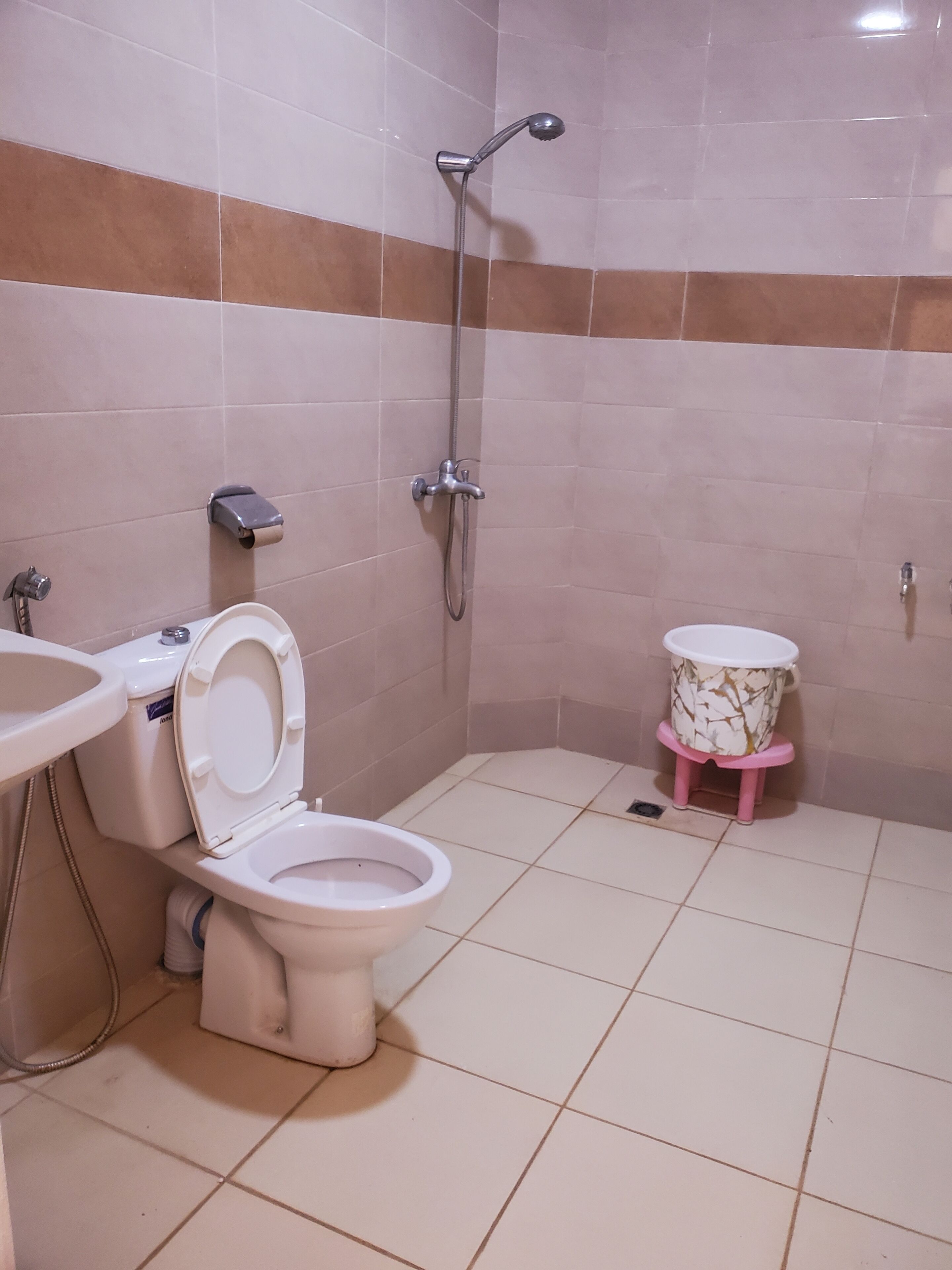Towels, soap, toilet paper